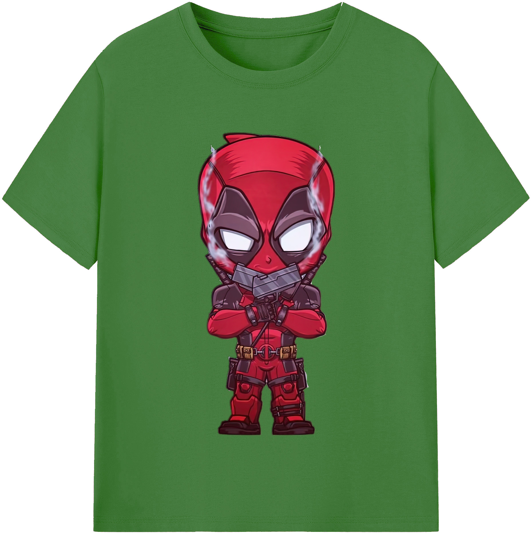 （画像用） Deadpool デッドプール レディースカジュアルプリントTシャツ（綿100％）